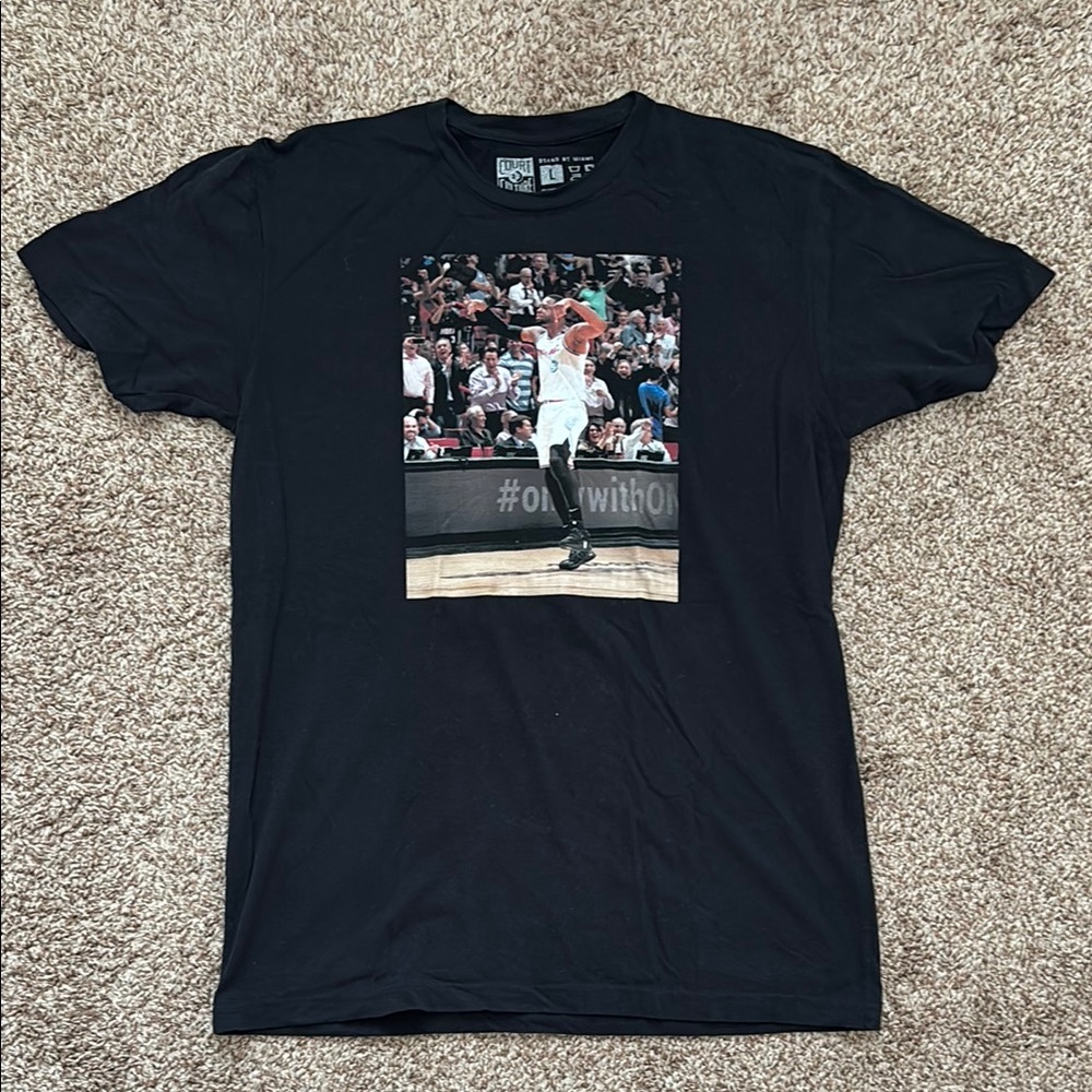 Court Culture Dwyane Wade Black T-Shirt